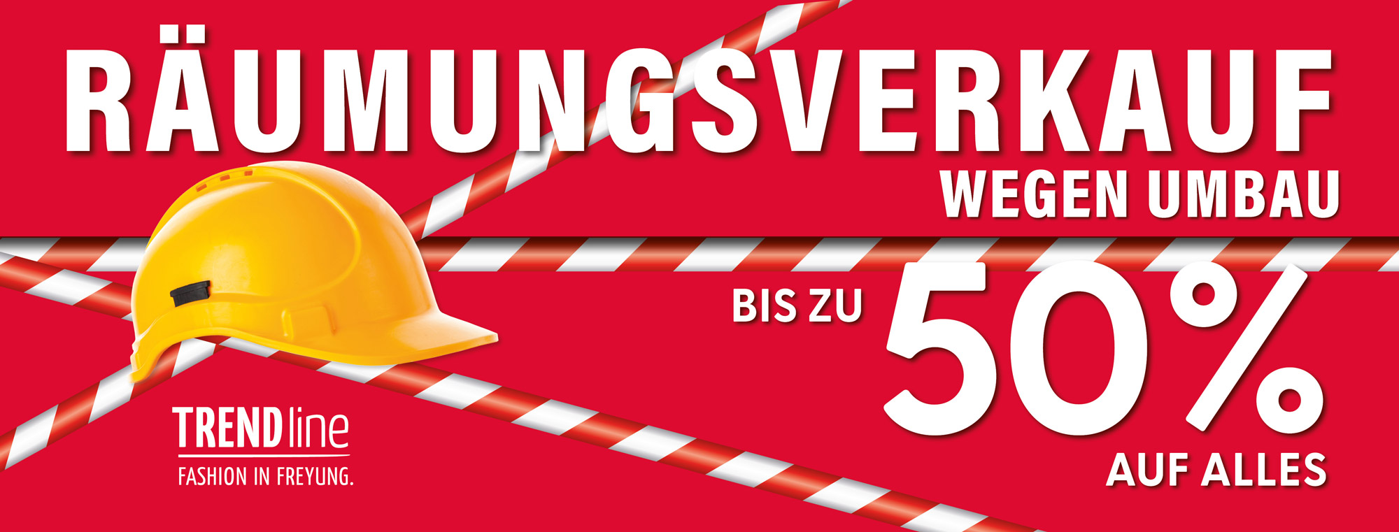 Räumungsverkauf Trendline